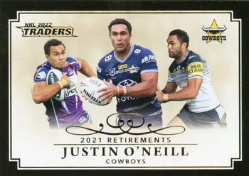2022 NRL Traders - Retirements #R09 Justin O'Neill Front